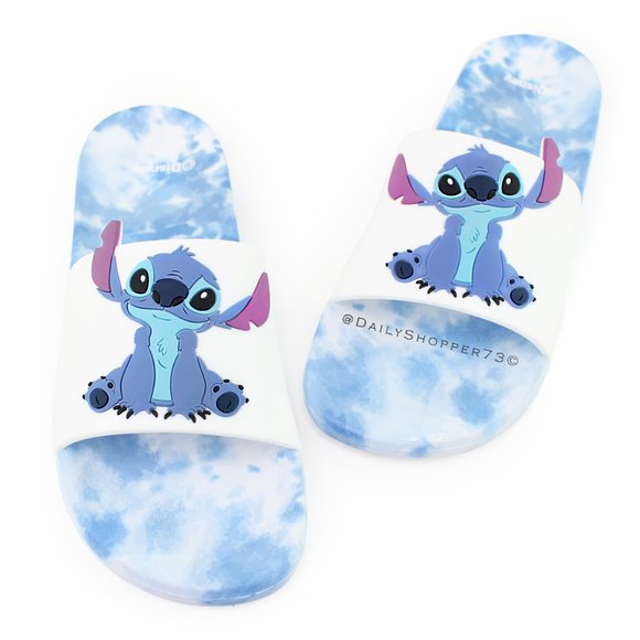 Disney Shoes Disney Stitch Tiedye Slide Sandals Poshmark